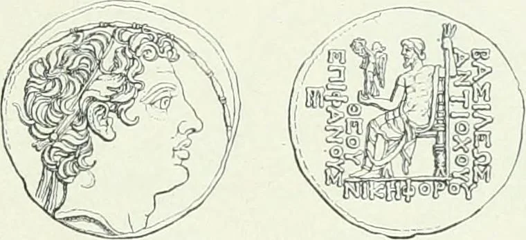An illustration from Denkmäler des klassischen Altertums, zur Erläuterung des Lebens der Griechen und Römer in Religion, Kunst und Sitte, 1887, leaf 221