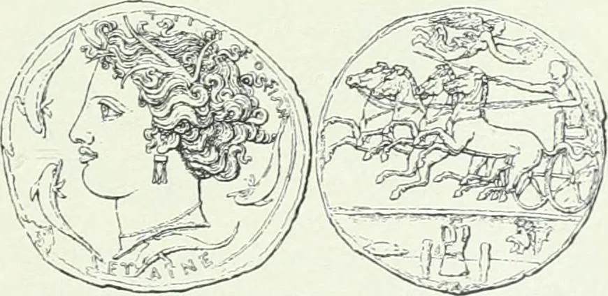An illustration from Denkmäler des klassischen Altertums, zur Erläuterung des Lebens der Griechen und Römer in Religion, Kunst und Sitte, 1887, leaf 227