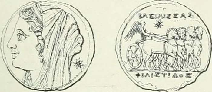 An illustration from Denkmäler des klassischen Altertums, zur Erläuterung des Lebens der Griechen und Römer in Religion, Kunst und Sitte, 1887, leaf 229