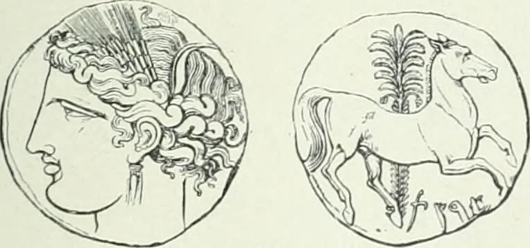 An illustration from Denkmäler des klassischen Altertums, zur Erläuterung des Lebens der Griechen und Römer in Religion, Kunst und Sitte, 1887, leaf 229