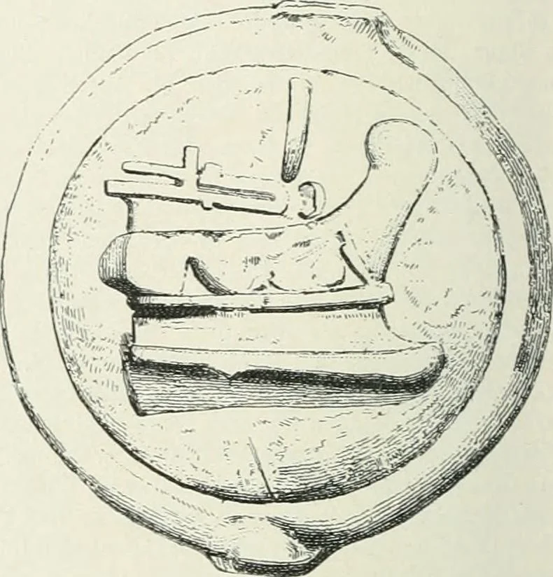 An illustration from Denkmäler des klassischen Altertums, zur Erläuterung des Lebens der Griechen und Römer in Religion, Kunst und Sitte, 1887, leaf 232