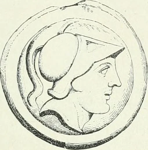 An illustration from Denkmäler des klassischen Altertums, zur Erläuterung des Lebens der Griechen und Römer in Religion, Kunst und Sitte, 1887, leaf 233