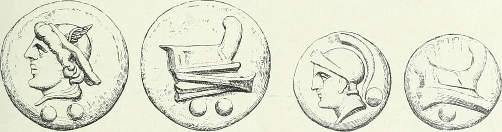 An illustration from Denkmäler des klassischen Altertums, zur Erläuterung des Lebens der Griechen und Römer in Religion, Kunst und Sitte, 1887, leaf 233