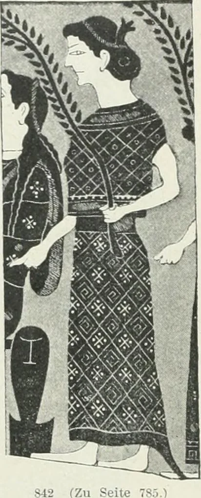 An illustration from Denkmäler des klassischen Altertums, zur Erläuterung des Lebens der Griechen und Römer in Religion, Kunst und Sitte, 1887, leaf 24