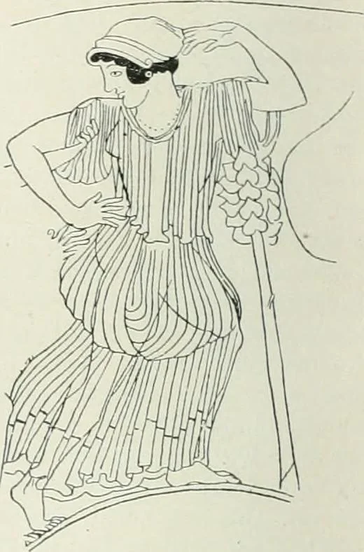 An illustration from Denkmäler des klassischen Altertums, zur Erläuterung des Lebens der Griechen und Römer in Religion, Kunst und Sitte, 1887, leaf 24