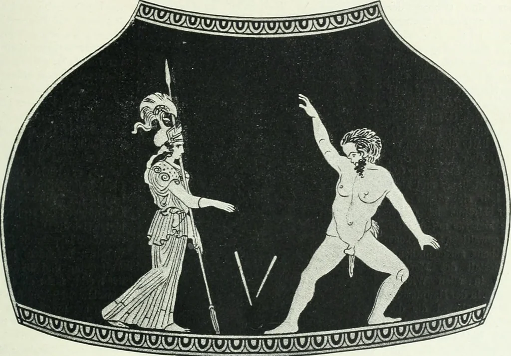An illustration from Denkmäler des klassischen Altertums, zur Erläuterung des Lebens der Griechen und Römer in Religion, Kunst und Sitte, 1887, leaf 269