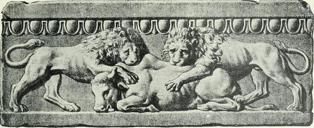 An illustration from Denkmäler des klassischen Altertums, zur Erläuterung des Lebens der Griechen und Römer in Religion, Kunst und Sitte, 1887, leaf 273