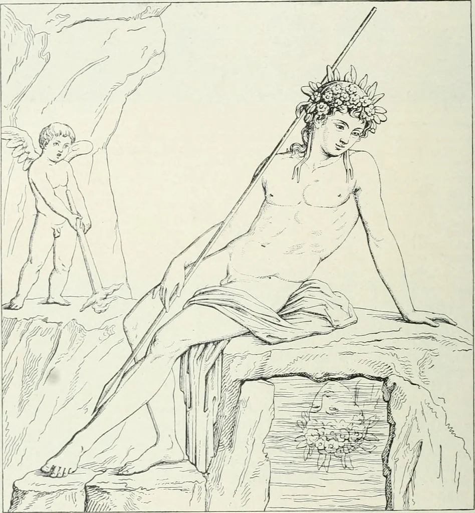 An illustration from Denkmäler des klassischen Altertums, zur Erläuterung des Lebens der Griechen und Römer in Religion, Kunst und Sitte, 1887, leaf 274