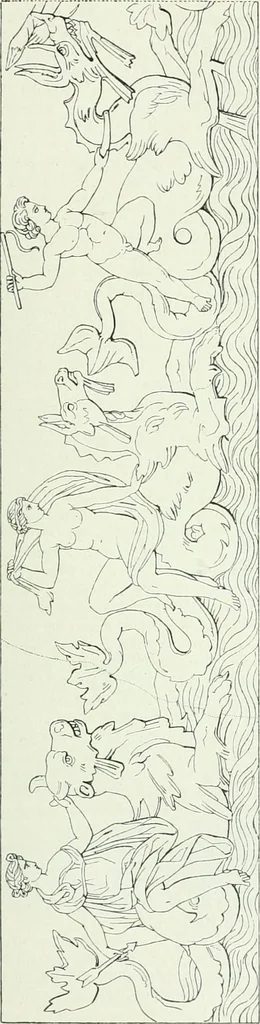 An illustration from Denkmäler des klassischen Altertums, zur Erläuterung des Lebens der Griechen und Römer in Religion, Kunst und Sitte, 1887, leaf 279