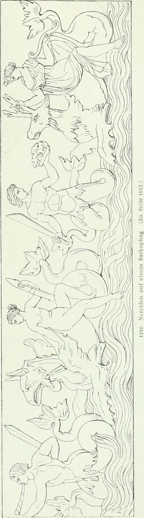 An illustration from Denkmäler des klassischen Altertums, zur Erläuterung des Lebens der Griechen und Römer in Religion, Kunst und Sitte, 1887, leaf 279