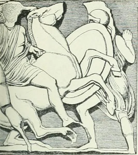 An illustration from Denkmäler des klassischen Altertums, zur Erläuterung des Lebens der Griechen und Römer in Religion, Kunst und Sitte, 1887, leaf 285