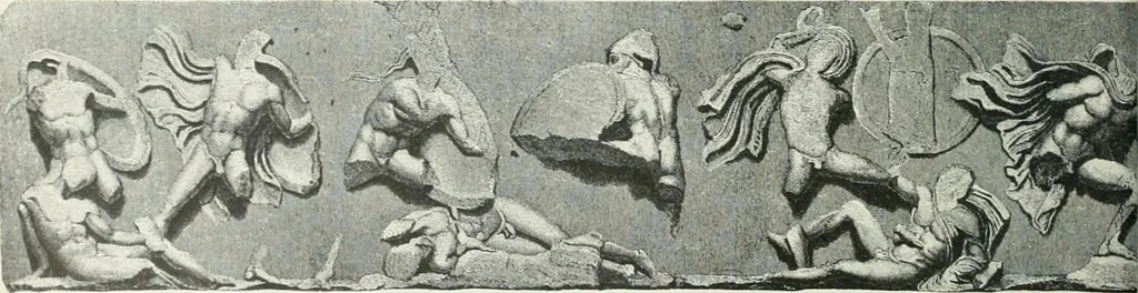 An illustration from Denkmäler des klassischen Altertums, zur Erläuterung des Lebens der Griechen und Römer in Religion, Kunst und Sitte, 1887, leaf 298
