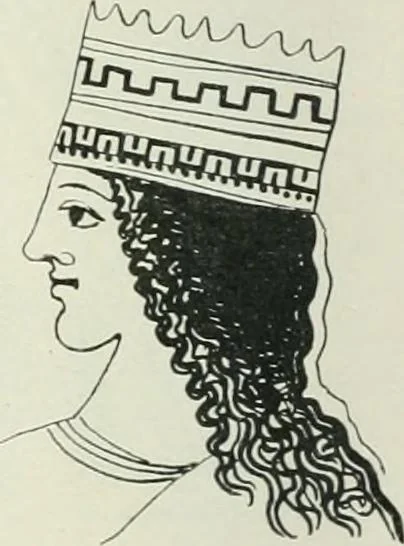 An illustration from Denkmäler des klassischen Altertums, zur Erläuterung des Lebens der Griechen und Römer in Religion, Kunst und Sitte, 1887, leaf 30