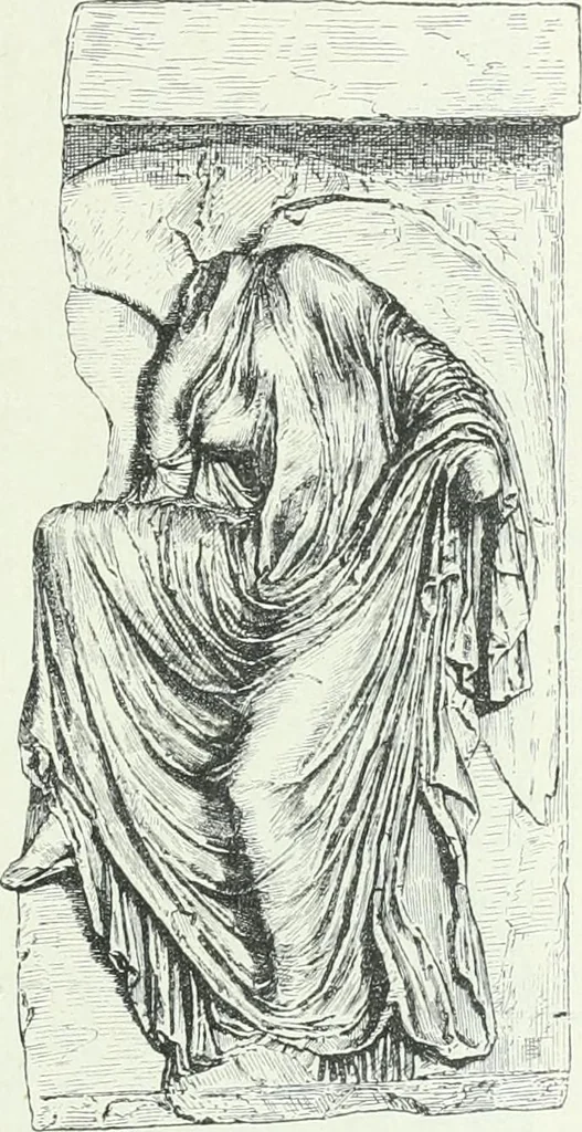 An illustration from Denkmäler des klassischen Altertums, zur Erläuterung des Lebens der Griechen und Römer in Religion, Kunst und Sitte, 1887, leaf 303