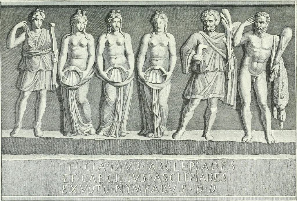 An illustration from Denkmäler des klassischen Altertums, zur Erläuterung des Lebens der Griechen und Römer in Religion, Kunst und Sitte, 1887, leaf 309