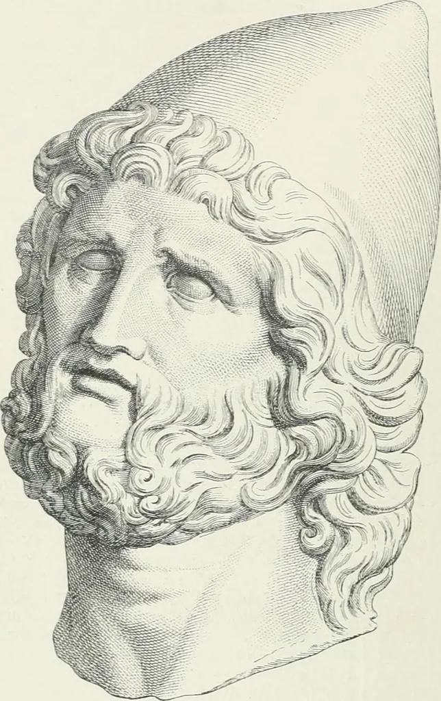 An illustration from Denkmäler des klassischen Altertums, zur Erläuterung des Lebens der Griechen und Römer in Religion, Kunst und Sitte, 1887, leaf 312