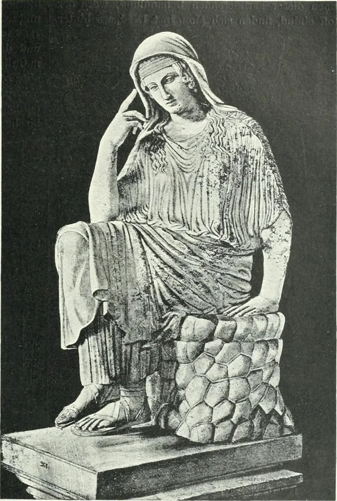 An illustration from Denkmäler des klassischen Altertums, zur Erläuterung des Lebens der Griechen und Römer in Religion, Kunst und Sitte, 1887, leaf 313