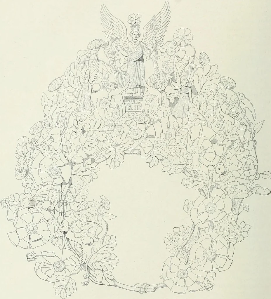 An illustration from Denkmäler des klassischen Altertums, zur Erläuterung des Lebens der Griechen und Römer in Religion, Kunst und Sitte, 1887, leaf 32