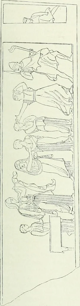An illustration from Denkmäler des klassischen Altertums, zur Erläuterung des Lebens der Griechen und Römer in Religion, Kunst und Sitte, 1887, leaf 321
