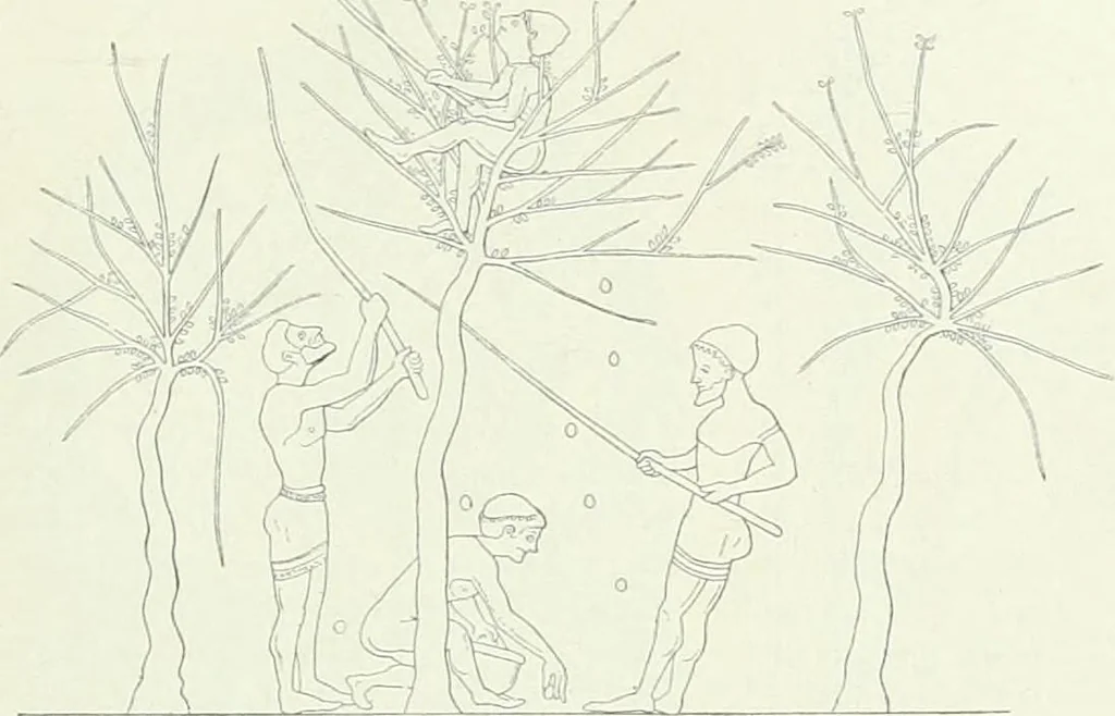 An illustration from Denkmäler des klassischen Altertums, zur Erläuterung des Lebens der Griechen und Römer in Religion, Kunst und Sitte, 1887, leaf 323