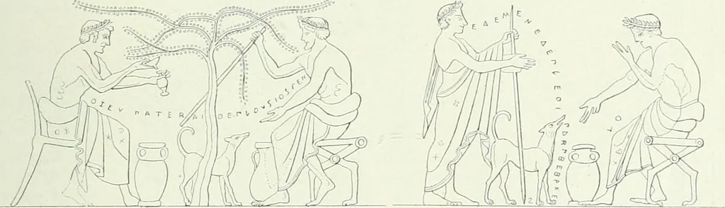 An illustration from Denkmäler des klassischen Altertums, zur Erläuterung des Lebens der Griechen und Römer in Religion, Kunst und Sitte, 1887, leaf 323