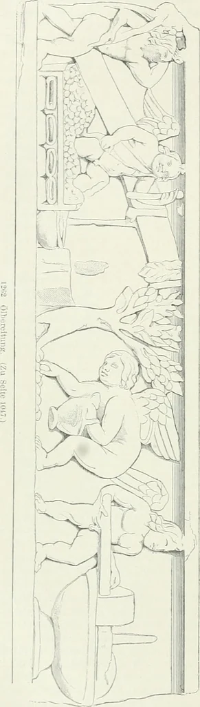 An illustration from Denkmäler des klassischen Altertums, zur Erläuterung des Lebens der Griechen und Römer in Religion, Kunst und Sitte, 1887, leaf 324