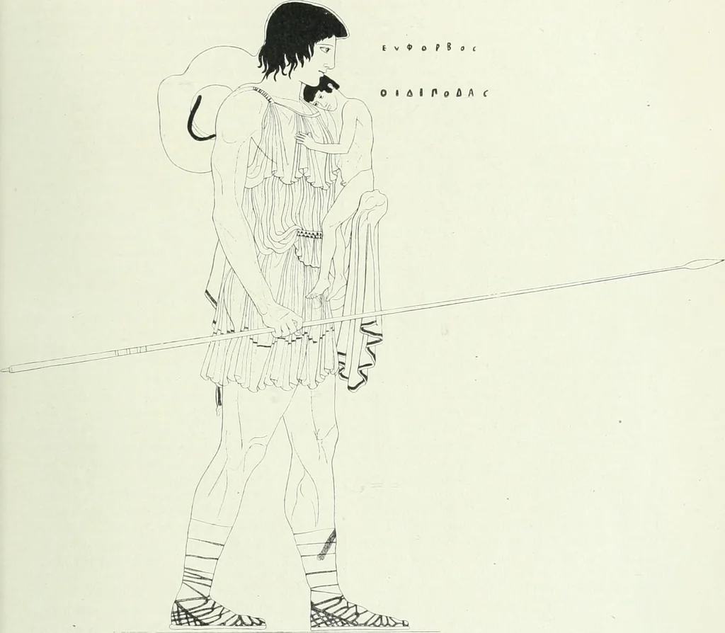 An illustration from Denkmäler des klassischen Altertums, zur Erläuterung des Lebens der Griechen und Römer in Religion, Kunst und Sitte, 1887, leaf 325
