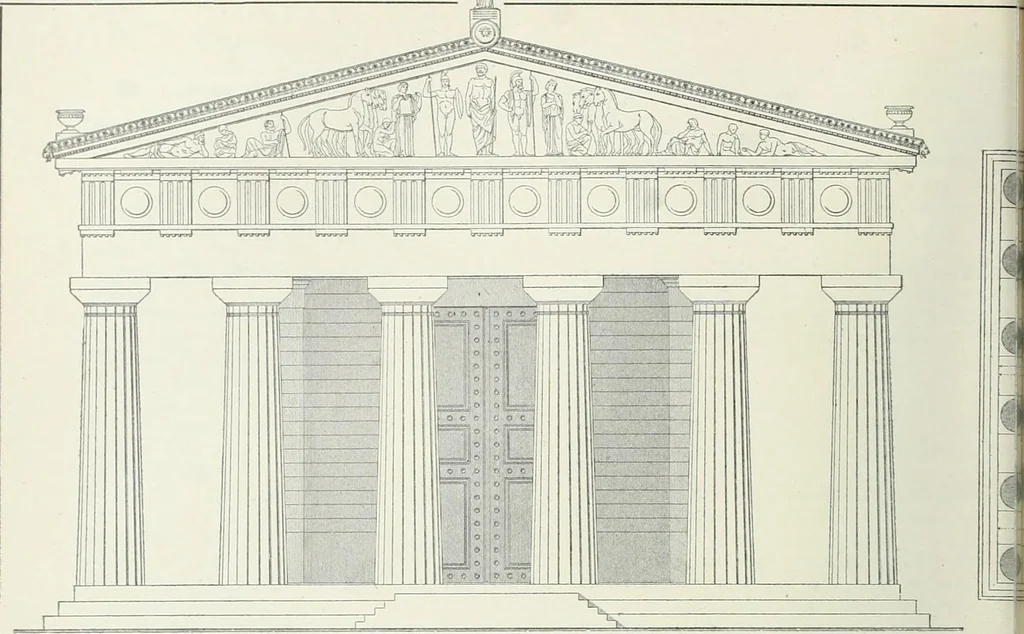 An illustration from Denkmäler des klassischen Altertums, zur Erläuterung des Lebens der Griechen und Römer in Religion, Kunst und Sitte, 1887, leaf 354