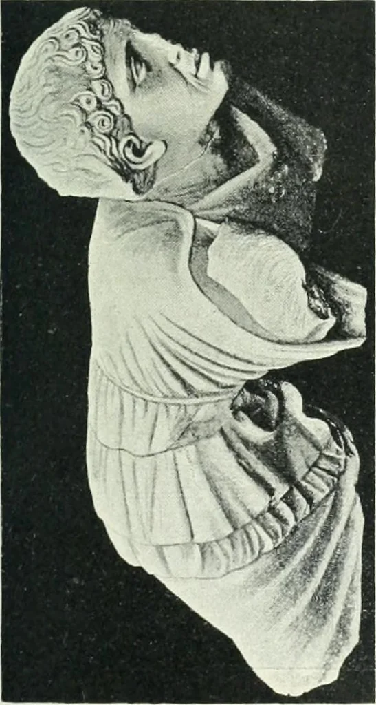 An illustration from Denkmäler des klassischen Altertums, zur Erläuterung des Lebens der Griechen und Römer in Religion, Kunst und Sitte, 1887, leaf 363