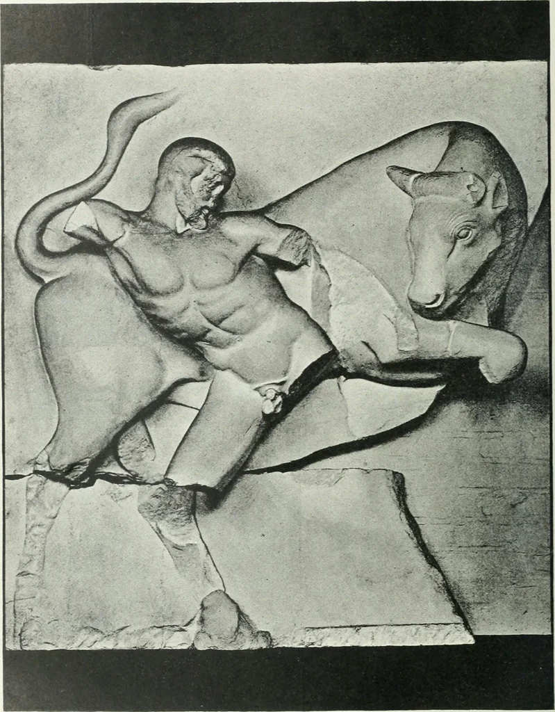 An illustration from Denkmäler des klassischen Altertums, zur Erläuterung des Lebens der Griechen und Römer in Religion, Kunst und Sitte, 1887, leaf 364