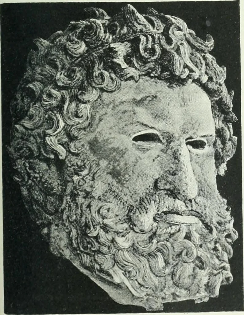 An illustration from Denkmäler des klassischen Altertums, zur Erläuterung des Lebens der Griechen und Römer in Religion, Kunst und Sitte, 1887, leaf 371