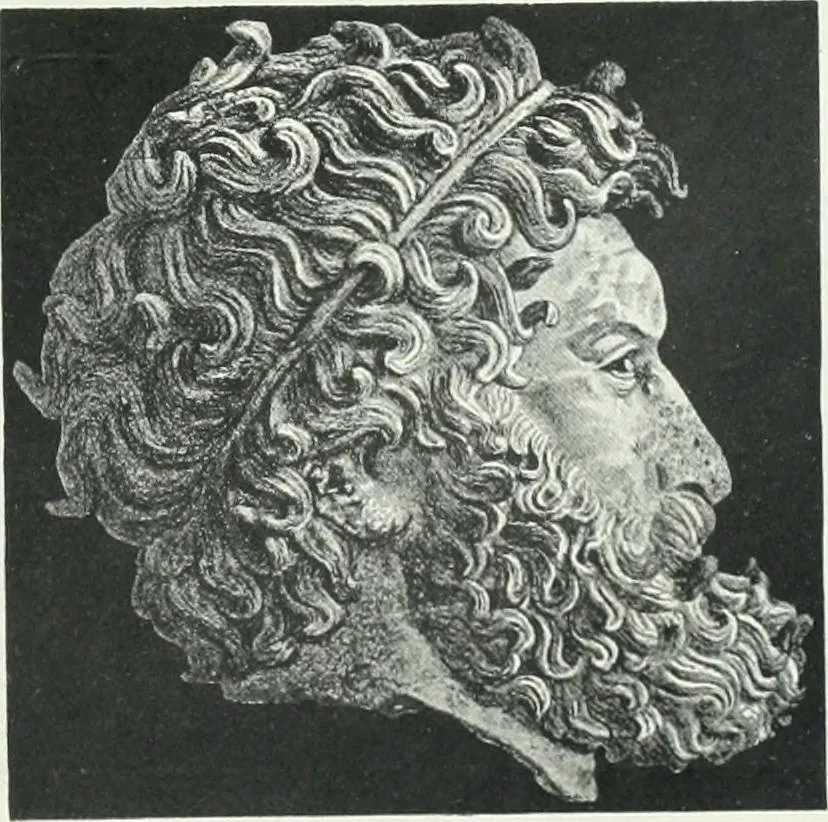 An illustration from Denkmäler des klassischen Altertums, zur Erläuterung des Lebens der Griechen und Römer in Religion, Kunst und Sitte, 1887, leaf 371