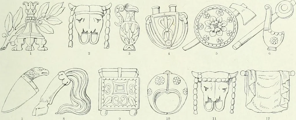 An illustration from Denkmäler des klassischen Altertums, zur Erläuterung des Lebens der Griechen und Römer in Religion, Kunst und Sitte, 1887, leaf 433