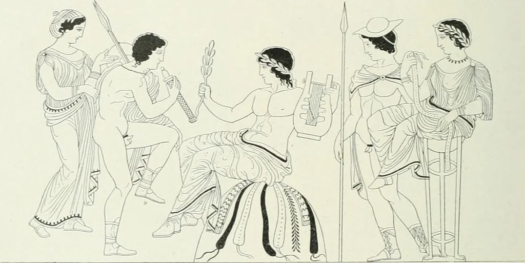 An illustration from Denkmäler des klassischen Altertums, zur Erläuterung des Lebens der Griechen und Römer in Religion, Kunst und Sitte, 1887, leaf 434