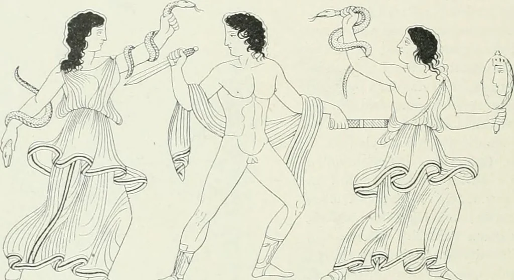 An illustration from Denkmäler des klassischen Altertums, zur Erläuterung des Lebens der Griechen und Römer in Religion, Kunst und Sitte, 1887, leaf 440