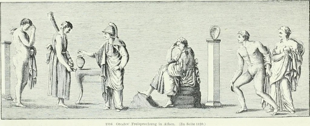 An illustration from Denkmäler des klassischen Altertums, zur Erläuterung des Lebens der Griechen und Römer in Religion, Kunst und Sitte, 1887, leaf 443