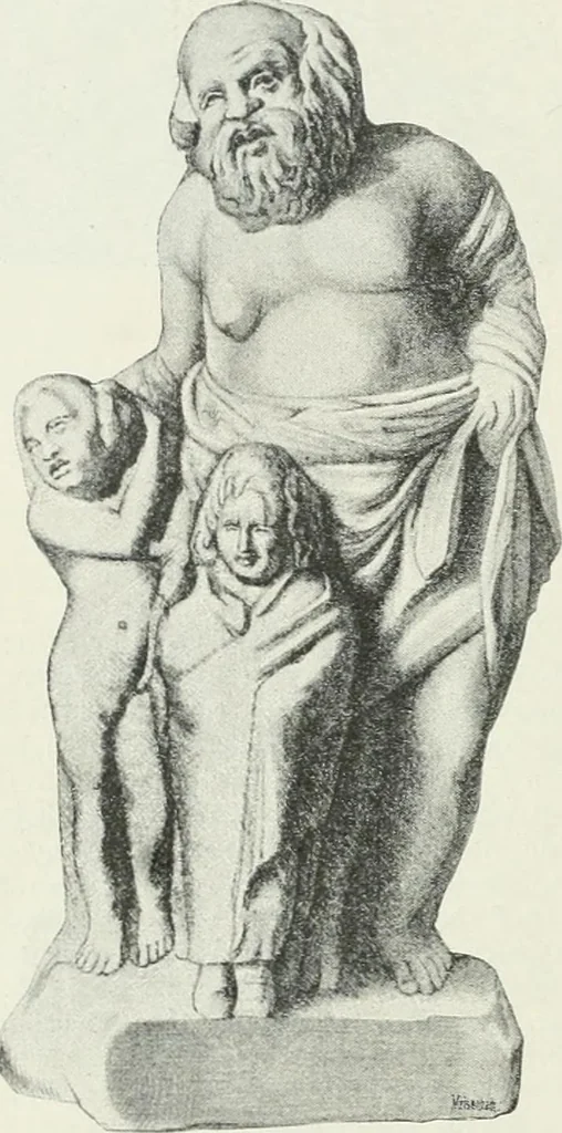 An illustration from Denkmäler des klassischen Altertums, zur Erläuterung des Lebens der Griechen und Römer in Religion, Kunst und Sitte, 1887, leaf 450