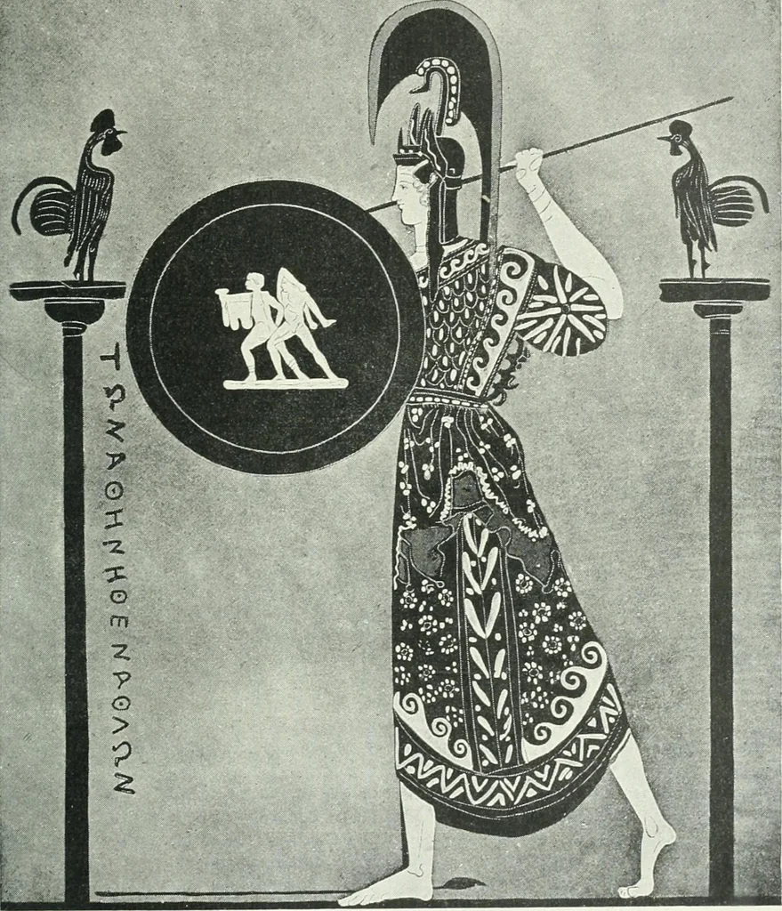 An illustration from Denkmäler des klassischen Altertums, zur Erläuterung des Lebens der Griechen und Römer in Religion, Kunst und Sitte, 1887, leaf 485