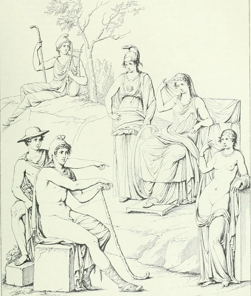 An illustration from Denkmäler des klassischen Altertums, zur Erläuterung des Lebens der Griechen und Römer in Religion, Kunst und Sitte, 1887, leaf 503
