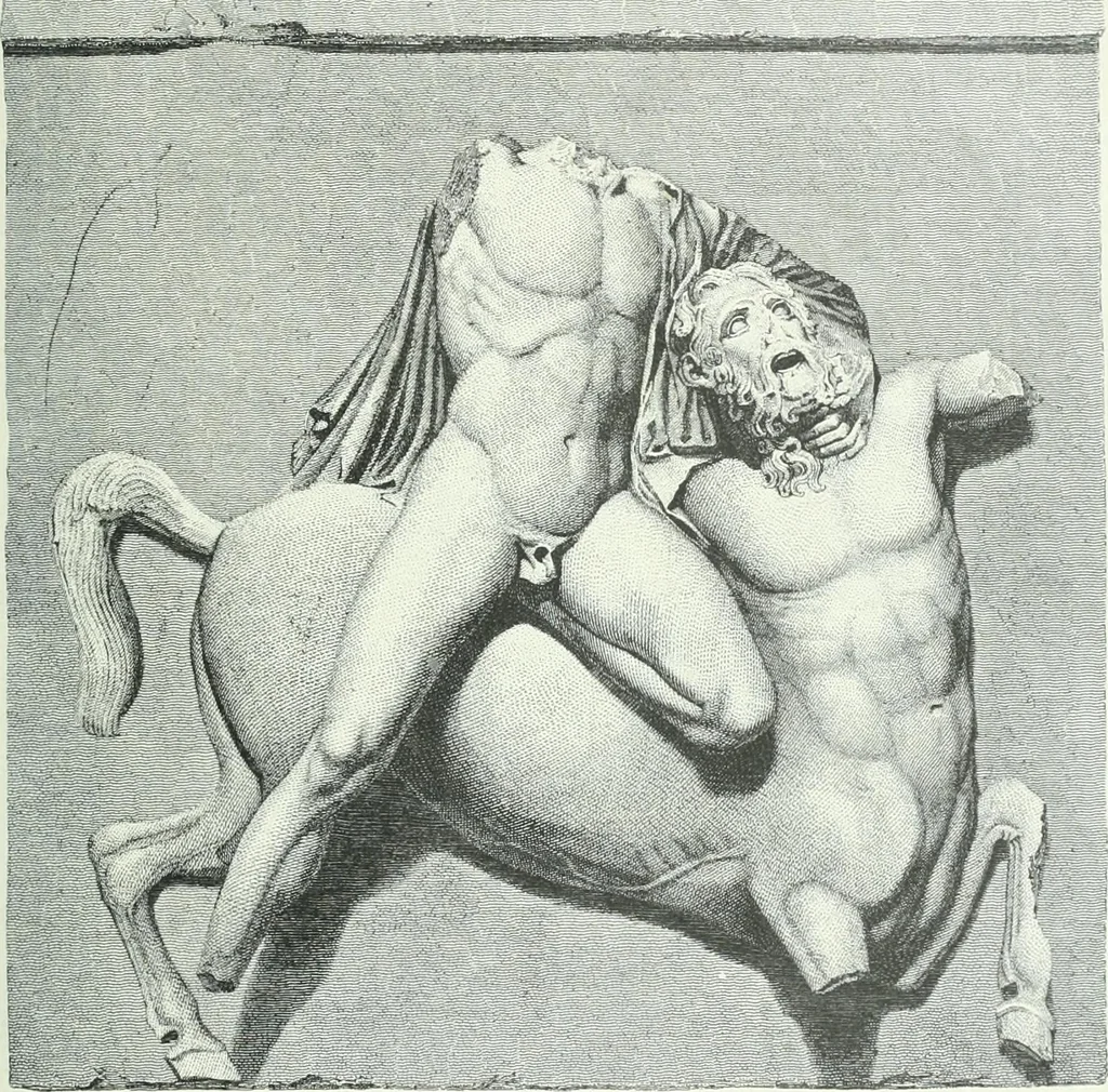 An illustration from Denkmäler des klassischen Altertums, zur Erläuterung des Lebens der Griechen und Römer in Religion, Kunst und Sitte, 1887, leaf 515