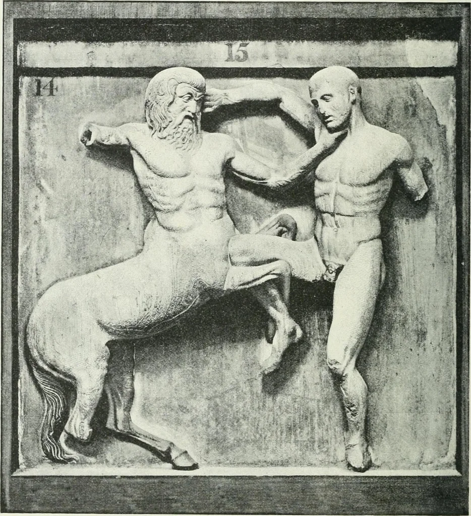 An illustration from Denkmäler des klassischen Altertums, zur Erläuterung des Lebens der Griechen und Römer in Religion, Kunst und Sitte, 1887, leaf 518