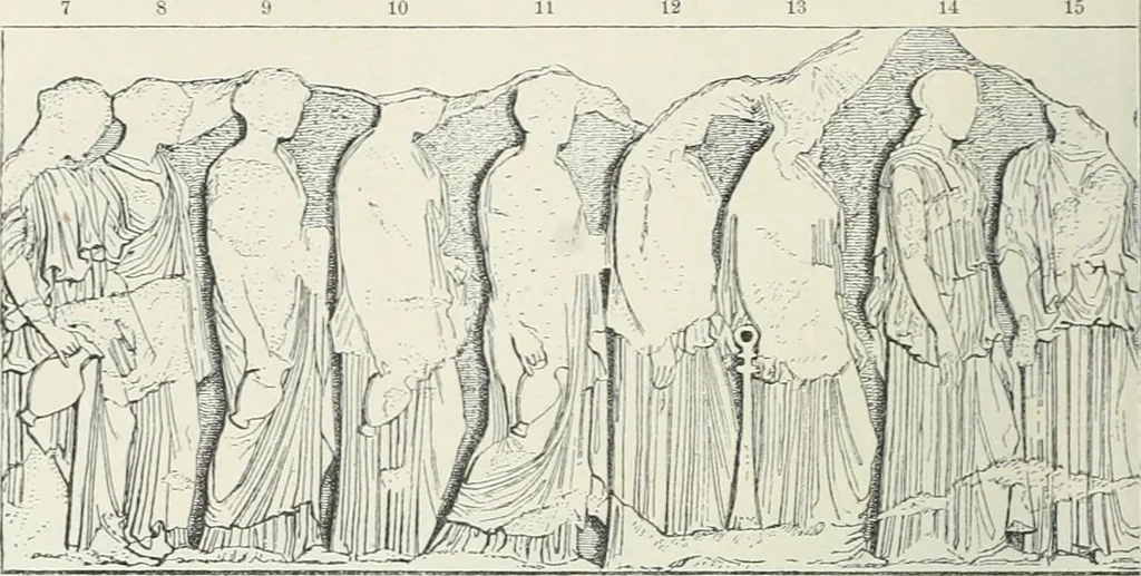 An illustration from Denkmäler des klassischen Altertums, zur Erläuterung des Lebens der Griechen und Römer in Religion, Kunst und Sitte, 1887, leaf 530