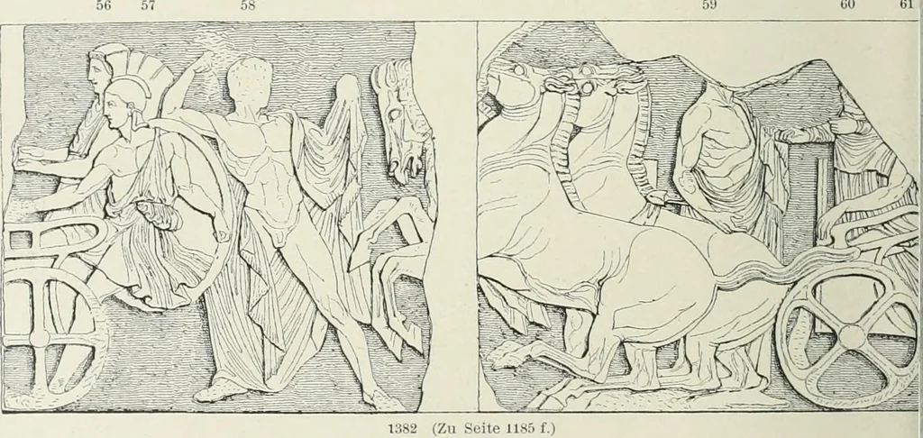 An illustration from Denkmäler des klassischen Altertums, zur Erläuterung des Lebens der Griechen und Römer in Religion, Kunst und Sitte, 1887, leaf 534