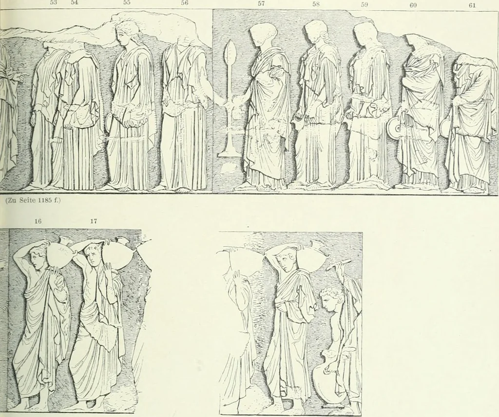 An illustration from Denkmäler des klassischen Altertums, zur Erläuterung des Lebens der Griechen und Römer in Religion, Kunst und Sitte, 1887, leaf 535