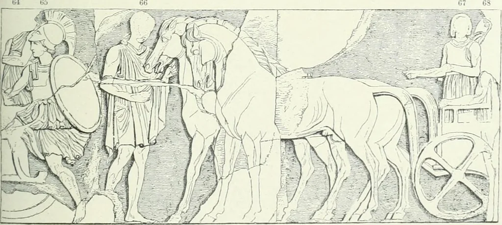 An illustration from Denkmäler des klassischen Altertums, zur Erläuterung des Lebens der Griechen und Römer in Religion, Kunst und Sitte, 1887, leaf 535