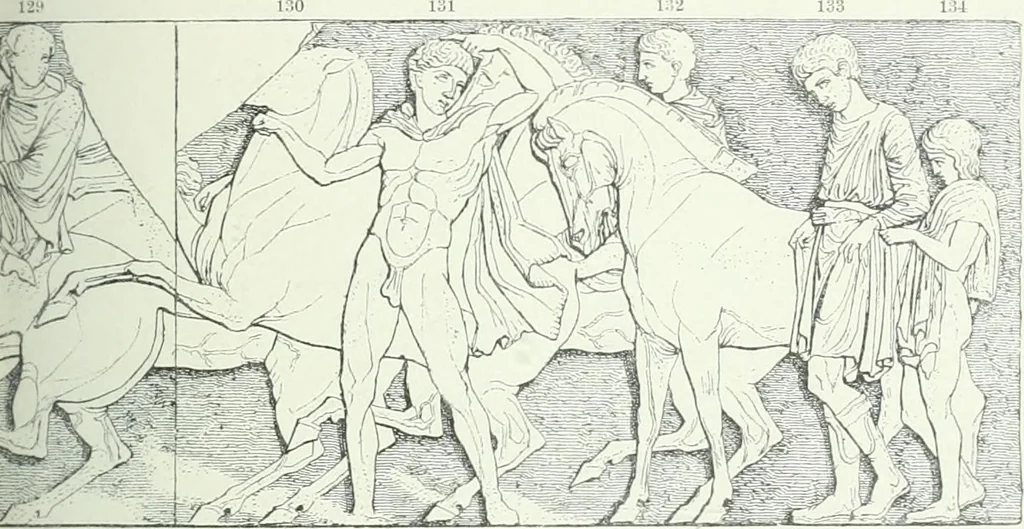 An illustration from Denkmäler des klassischen Altertums, zur Erläuterung des Lebens der Griechen und Römer in Religion, Kunst und Sitte, 1887, leaf 539