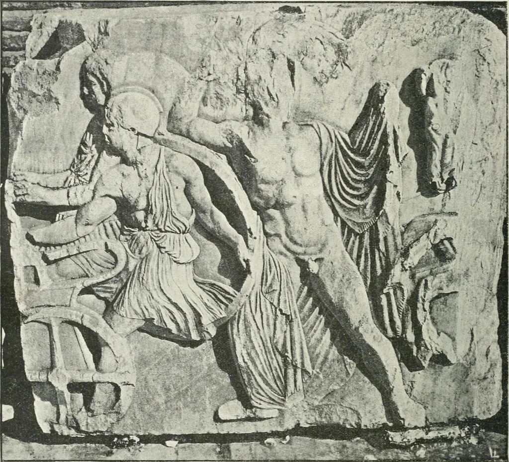 An illustration from Denkmäler des klassischen Altertums, zur Erläuterung des Lebens der Griechen und Römer in Religion, Kunst und Sitte, 1887, leaf 542