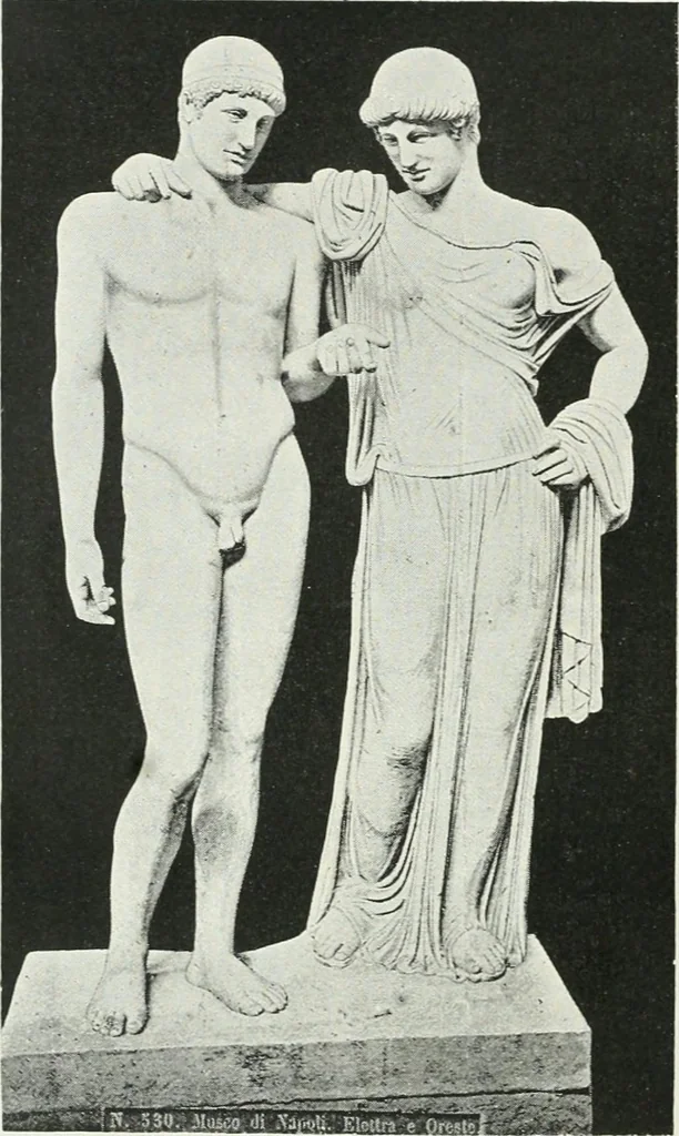 An illustration from Denkmäler des klassischen Altertums, zur Erläuterung des Lebens der Griechen und Römer in Religion, Kunst und Sitte, 1887, leaf 548