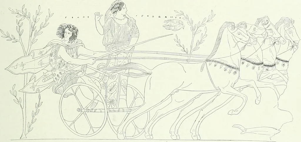 An illustration from Denkmäler des klassischen Altertums, zur Erläuterung des Lebens der Griechen und Römer in Religion, Kunst und Sitte, 1887, leaf 559