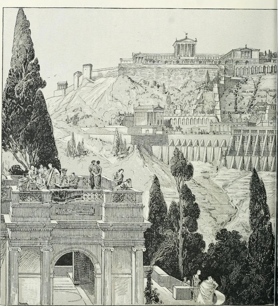 An illustration from Denkmäler des klassischen Altertums, zur Erläuterung des Lebens der Griechen und Römer in Religion, Kunst und Sitte, 1887, leaf 568